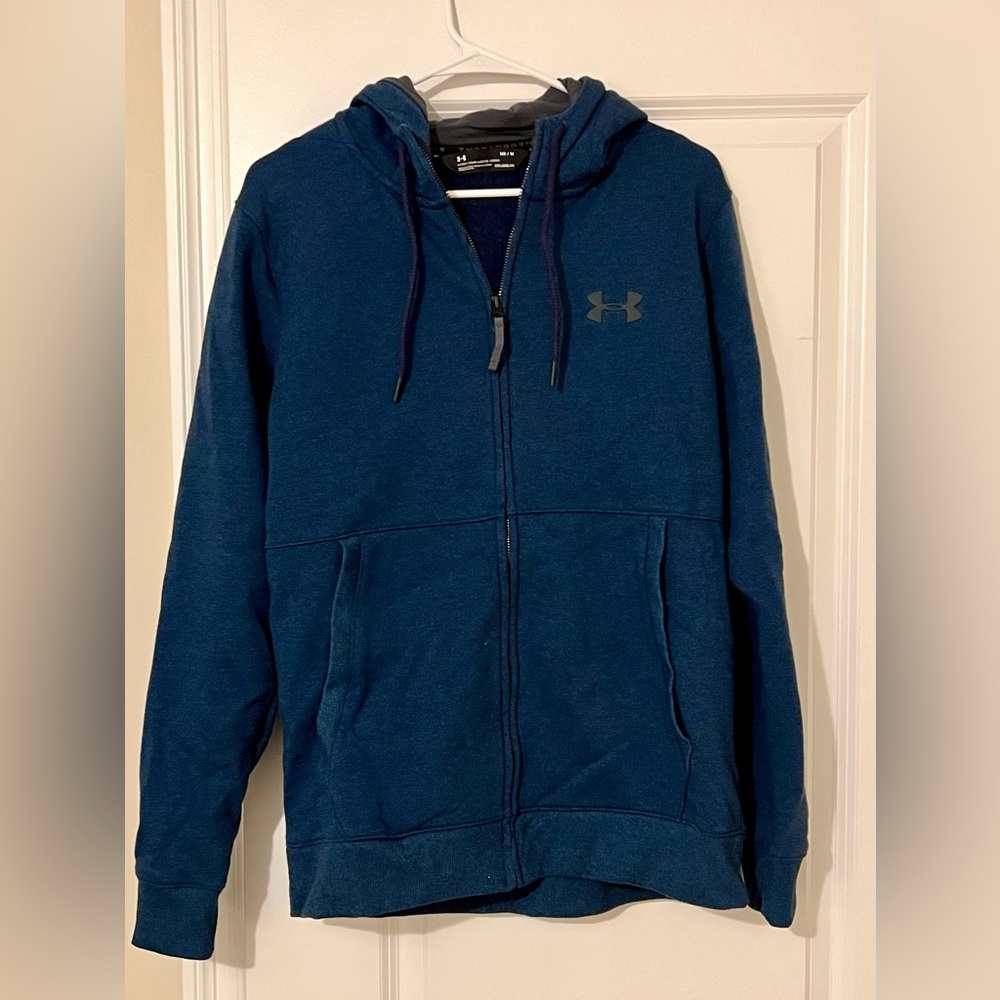 Men’s Under Armour Threadborne Zip Down Hoodie - Coldgear